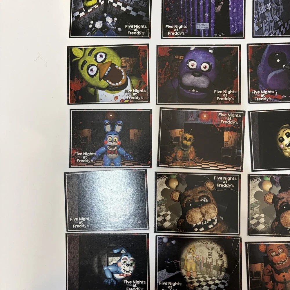 Five Nights at Freddy's 2016 Scott Cawthon Card Lot-Fazbear,Bonnie,Chica,Foxy